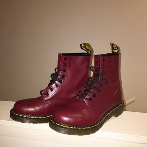 Dr. Martens 1460 Smooth Leather Lace Up Boots